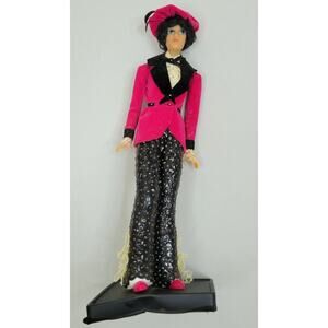 Vintage Walco Personalize Ms Toni Beaded Doll Kit 13501 1975 With Stand 10"